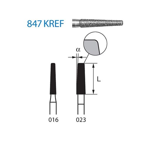 Fresa Komet 847KREF-314-016 MINIMO 5/u