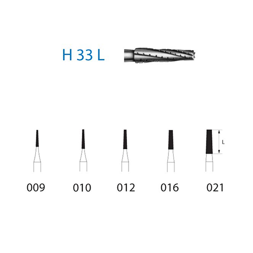 Fresa Komet H33L-314-016 MINIMO 5/u
