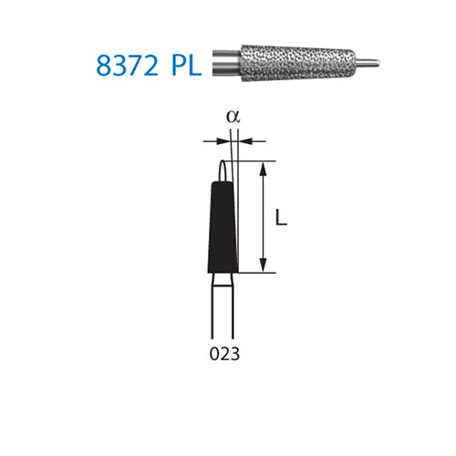 Fresa Komet 8372PL-314-023 MINIMO 5/u