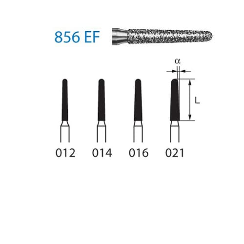 Fresa Komet 856EF-314-021 MINIMO 5/u