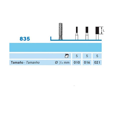 Fresa Komet 835-104-021 MINIMO 5/u