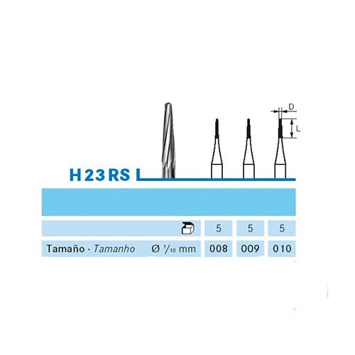 Fresa Komet H23RS-104-010 MINIMO 5/u