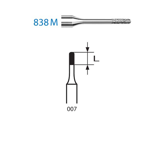 Fresa Komet 838M-313-007 MINIMO 5/u