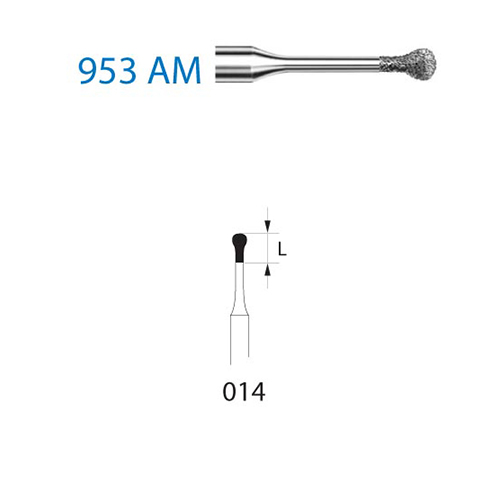Fresa Komet 953AM-313-014 MINIMO 5/u