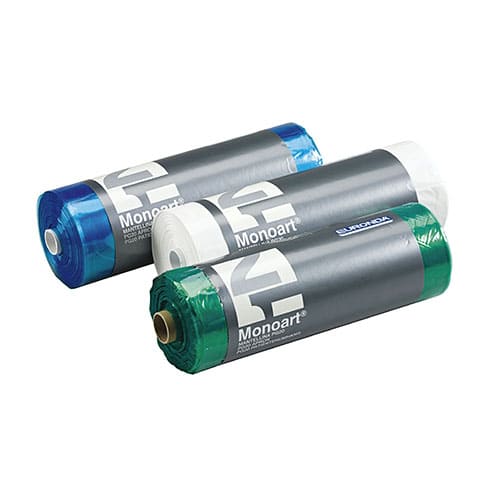 Baberos de plástico PG20 Monoart Azul