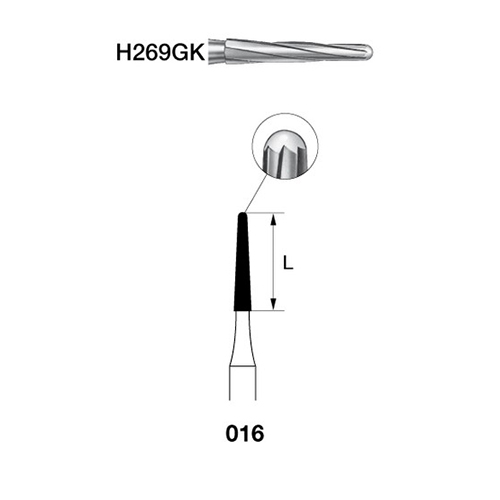 Fresa Komet H269GK-314-016 MINIMO 5/u