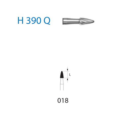 Fresa Komet H390Q-314-018 MINIMO 5/u