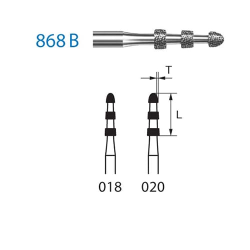 Fresa Komet 868B-314-018 MINIMO 5/u