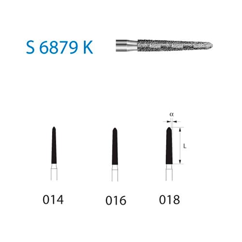 Fresa Komet S6879K-314-014 MINIMO 5/u