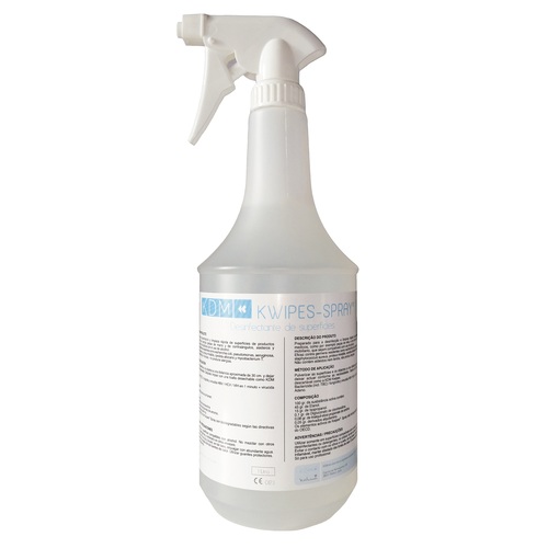 KDM KWIPES Spray c/dispensador desinfectante superficies 1000ml