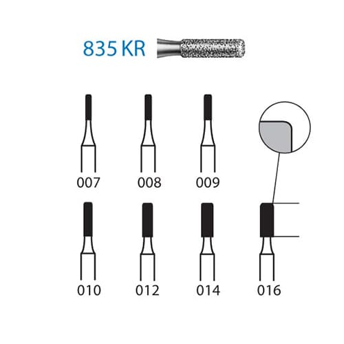 Fresa Komet 835KR-314-008 MINIMO 5/u