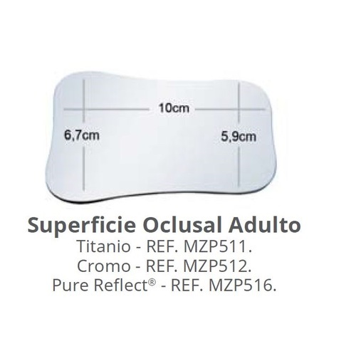 Espejo de cámara Occlusal Adulto Cromo Acteon