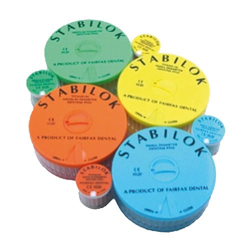 Pins Stabilok Titanio Amarillo 100/u