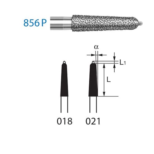 Fresa Komet 6856P-314-018 5u