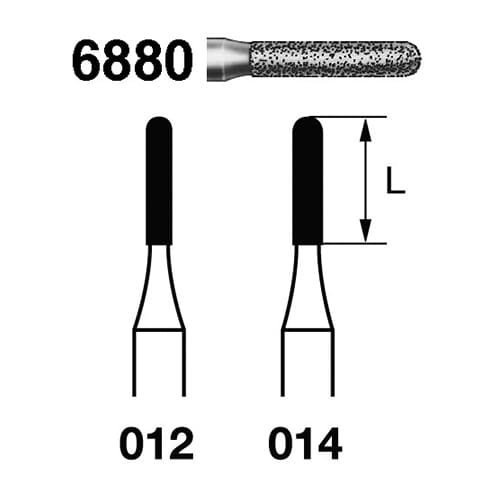 Fresa Komet 6880-314-014 MINIMO 5/u