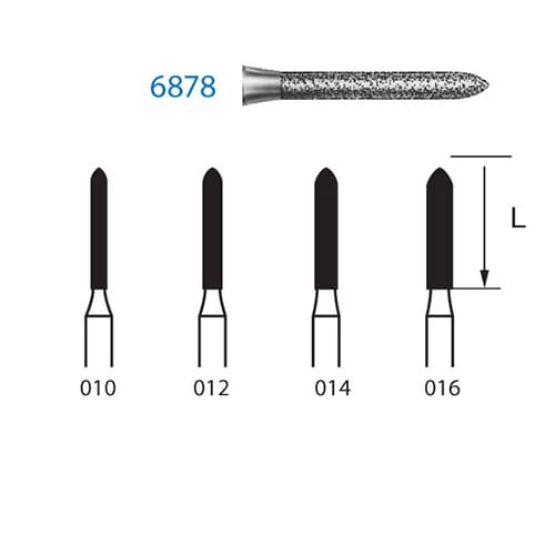 Fresa Komet 6878-314-012 MINIMO 5/u