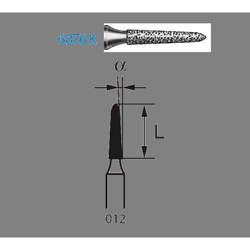 Fresa Komet 6876K-314-012 MINIMO 5/u