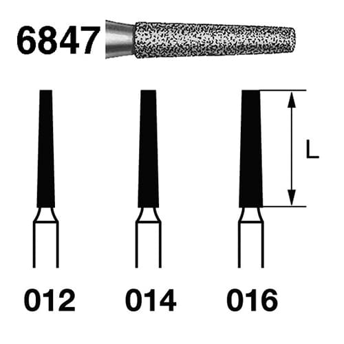 Fresa Komet 6847-314-014 MINIMO 5/u