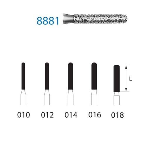 Fresa Komet 8881-314-014 MINIMO 5/u