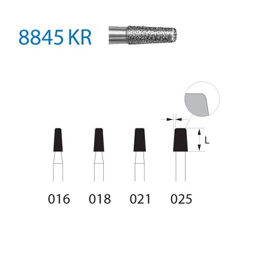 Fresa Komet 8845KR-314-016 MINIMO 5/u