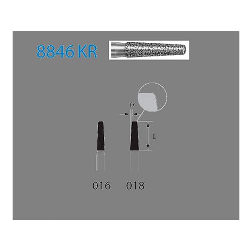 Fresa Komet 8846KR-314-018 MINIMO 5/u