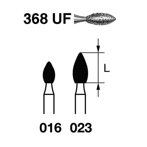 Fresa Komet 368UF-314-016 MINIMO 5/u