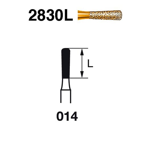 Fresa Komet 2830L-314-014 Serie 2000 MINIMO 5/u
