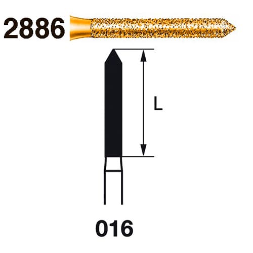Fresa Komet 2886-314-016 Serie 2000 MINIMO 5/u