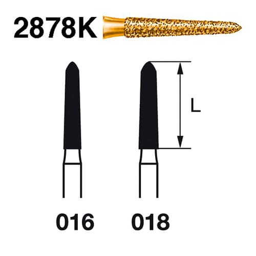 Fresa Komet 2878K-314-018 Serie 2000 MINIMO 5/u