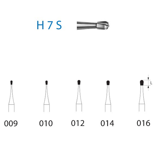 Fresa Komet H7S-314-009 MINIMO 5/u
