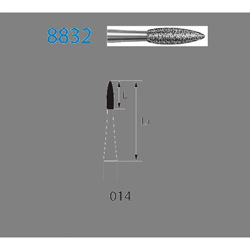 Fresa Komet 8832-204-014 MINIMO 5/u