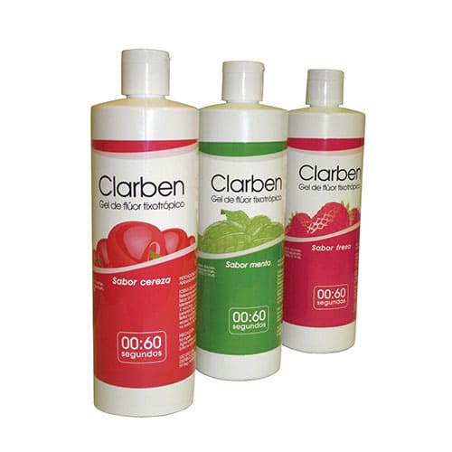 Gel de Flúor Clarben Menta