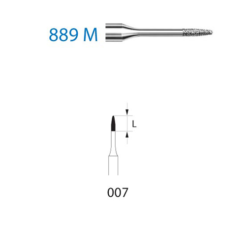 Fresa Komet 889M-314-007 MINIMO 5/u