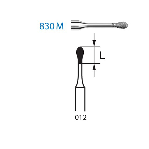 Fresa Komet 830M-314-012 MINIMO 5/u