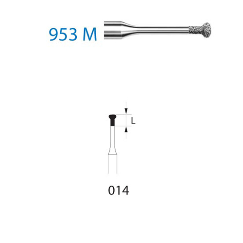 Fresa Komet 953M-314-014 MINIMO 5/u