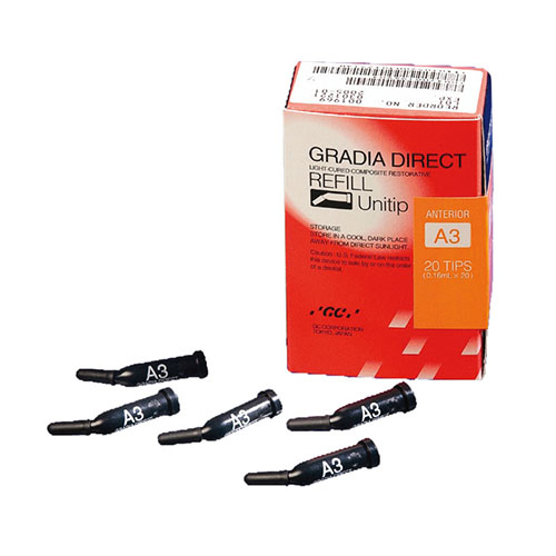 Gradia Direct Anterior 20 Unitips